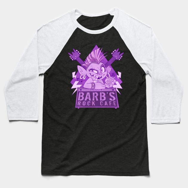 Barb's Rock Cafe Baseball T-Shirt by jzanderk